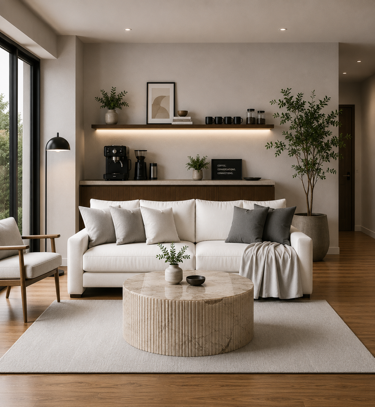 Aurelia Ridge Coffee Table - Beige Romano