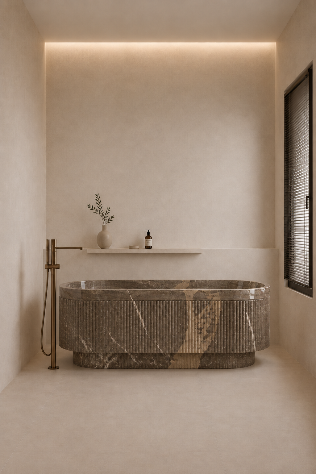 Terra Fluted Bath