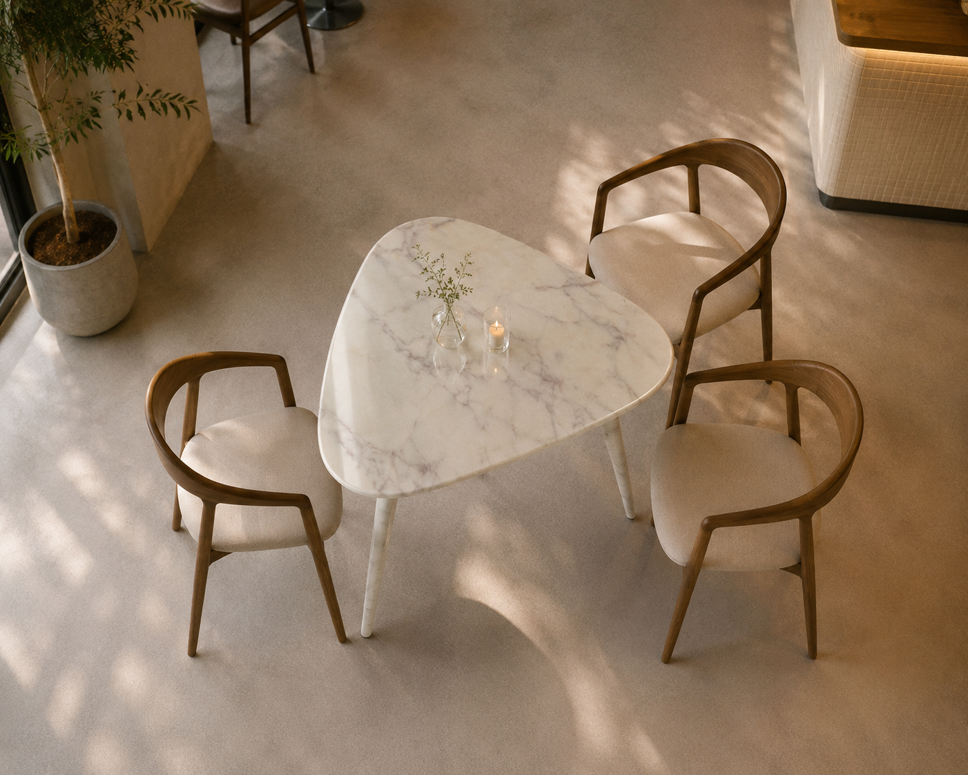 Novara Triangle Table - View 2