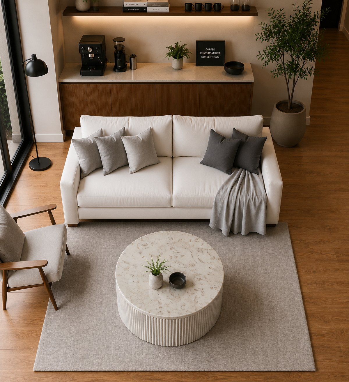 Aurelia Ridge Coffee Table - Oro Bansarino