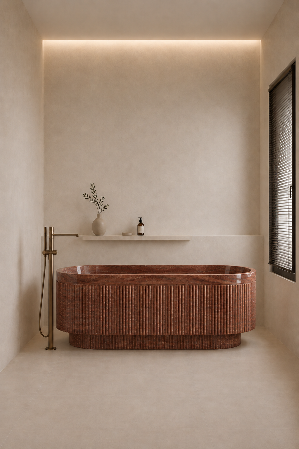 Terra Fluted Bath