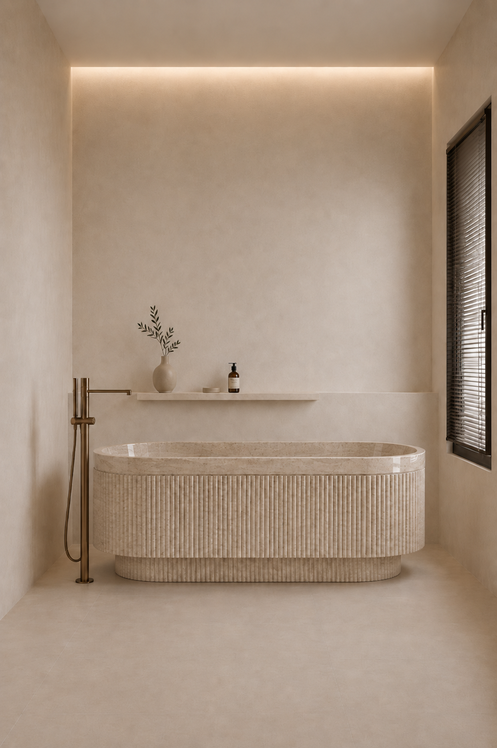 Terra Fluted Bath