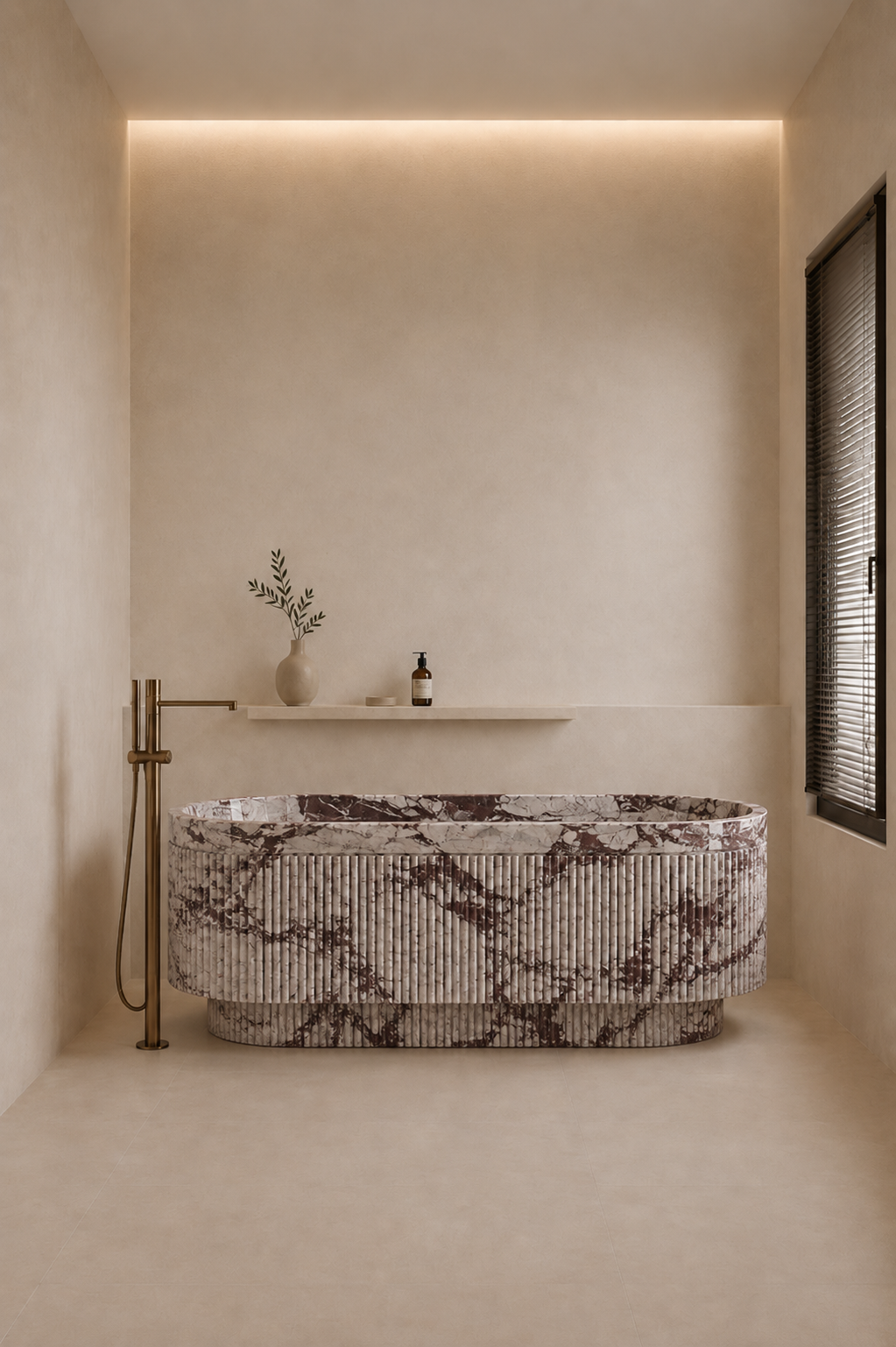 Terra Fluted Bath