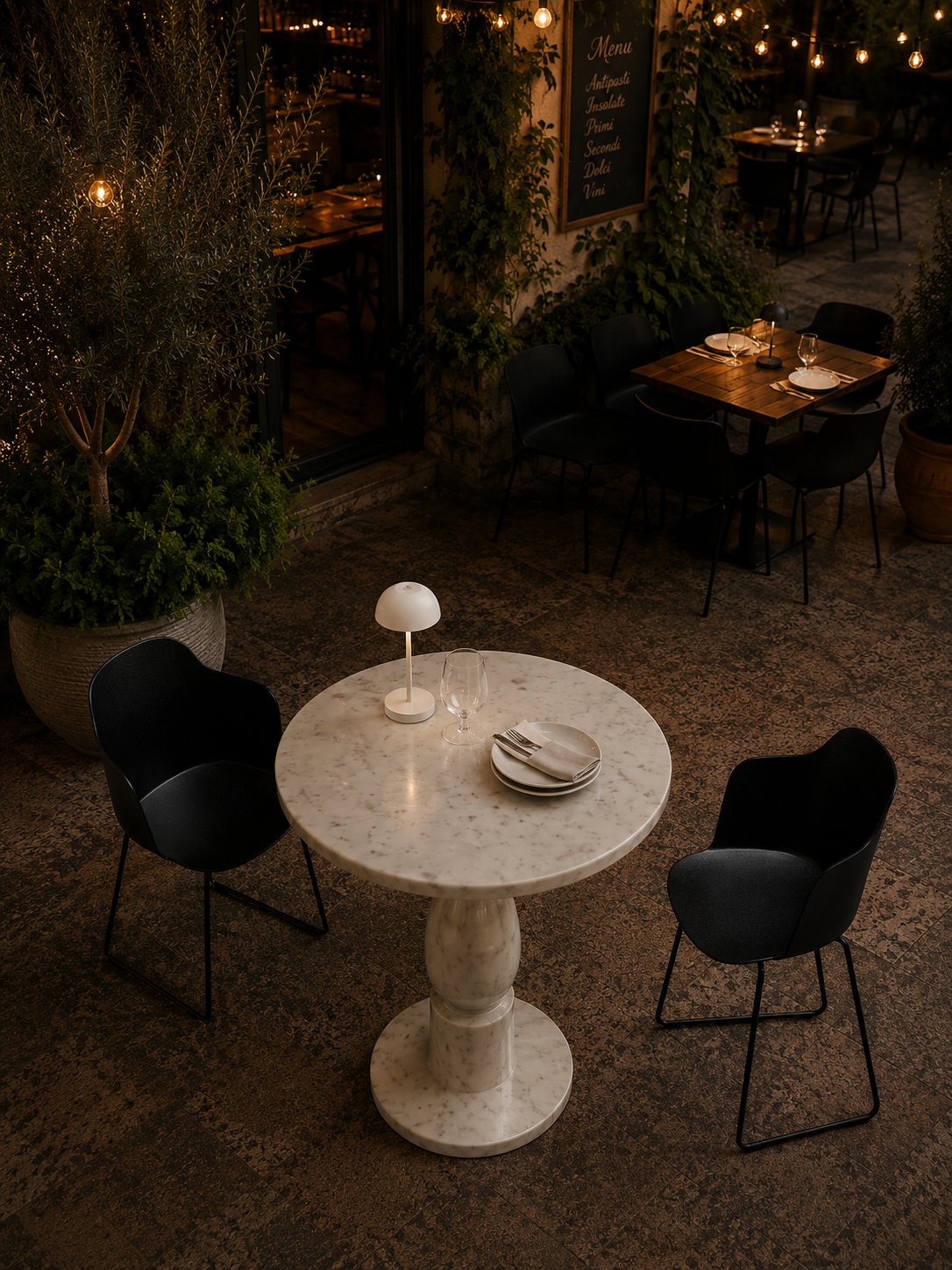 Milano Bistro Table - Oro Bansarino