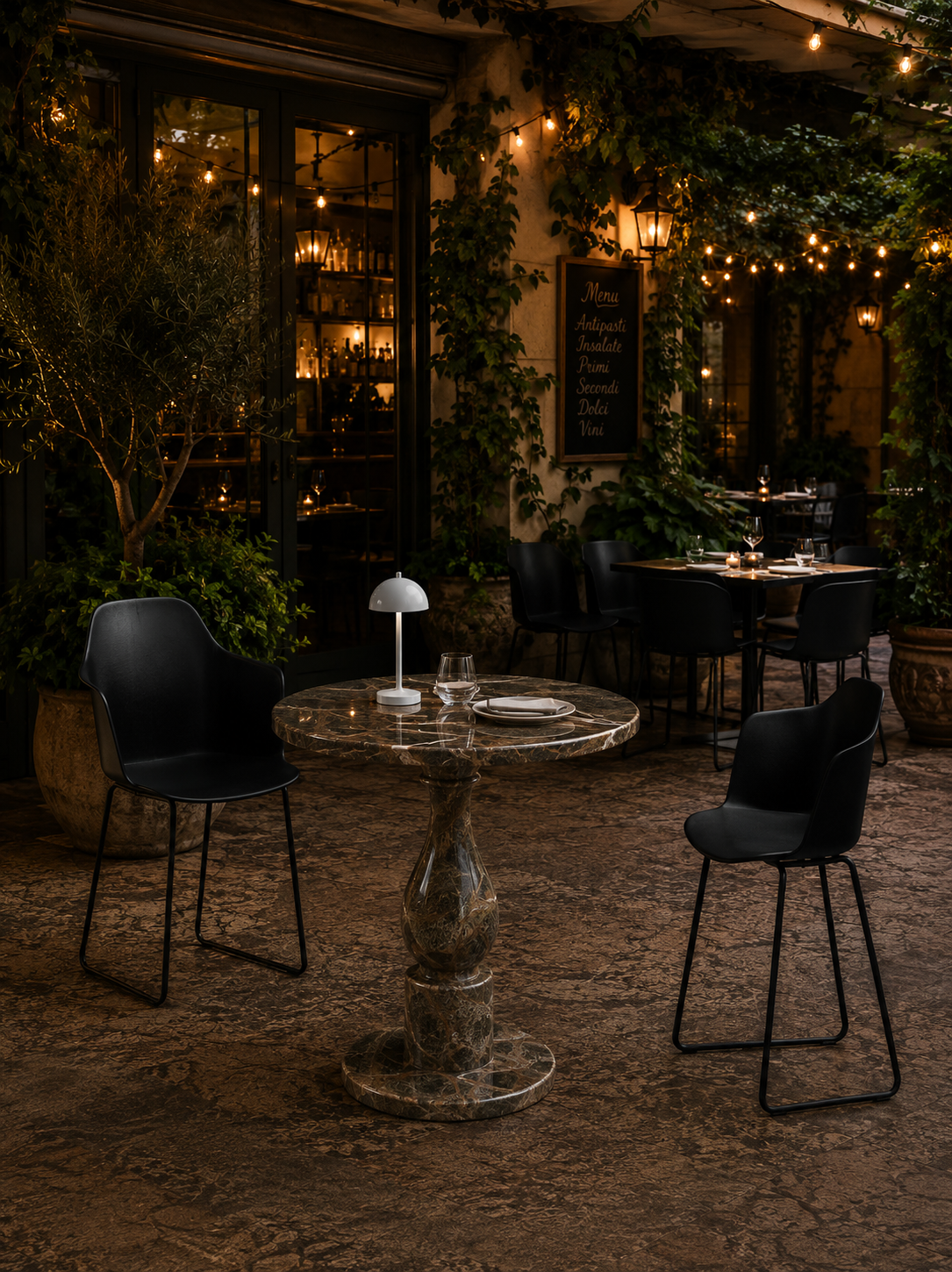 Milano Bistro Table - Bidasaro green
