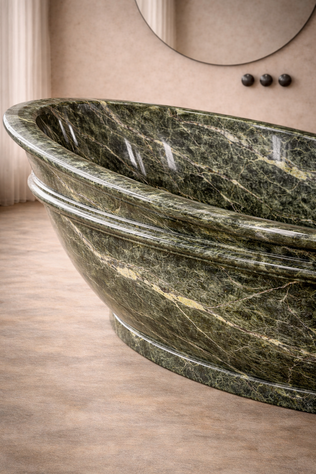 Terra Flame Stone Tub - View 3