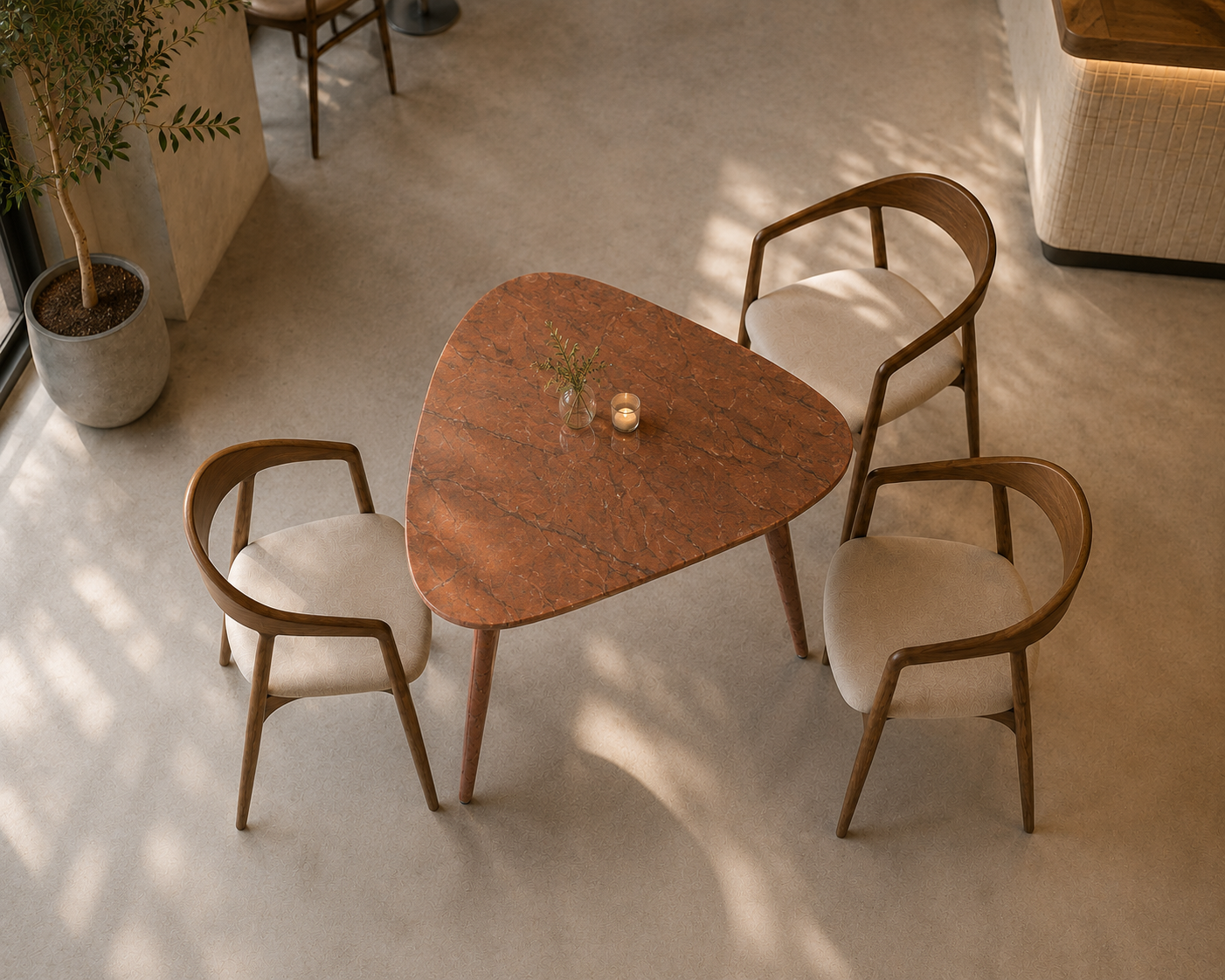Novara Triangle Table - View 2