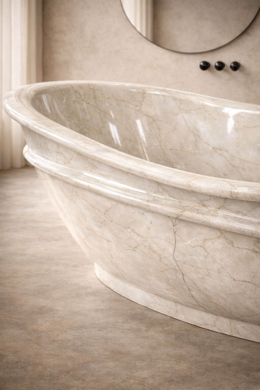Terra Flame Stone Tub - View 3