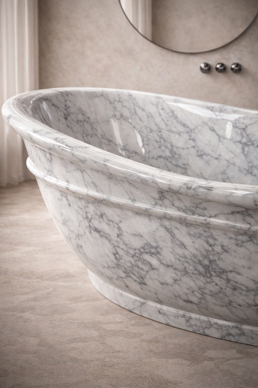 Terra Flame Stone Tub - View 3