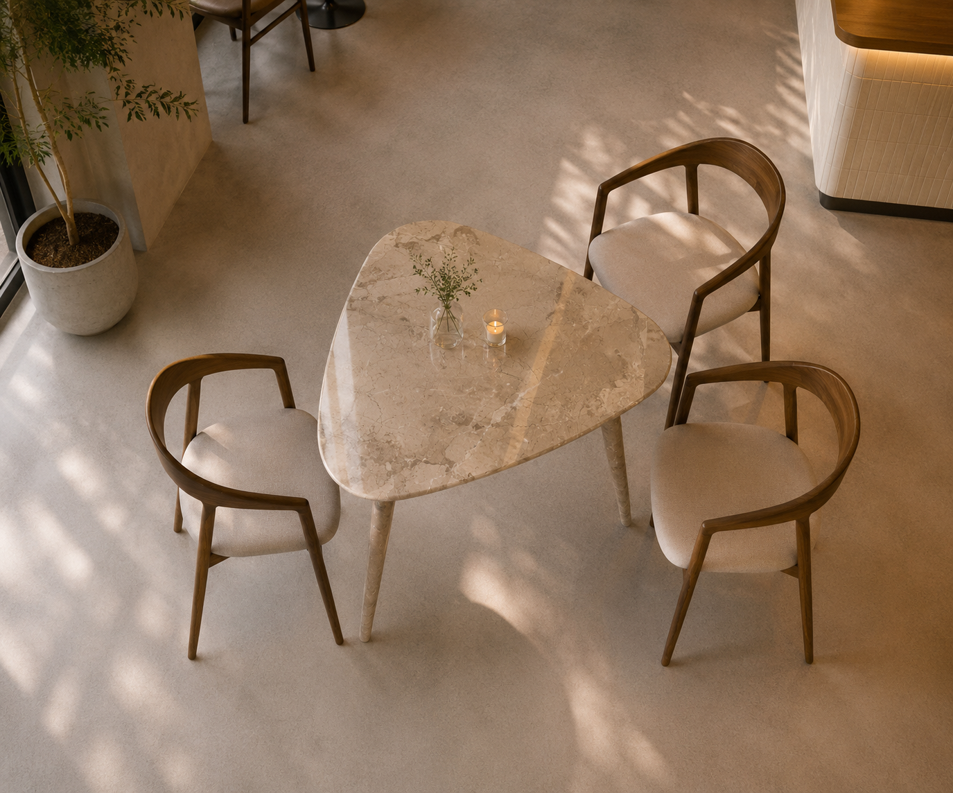 Novara Triangle Table - View 2