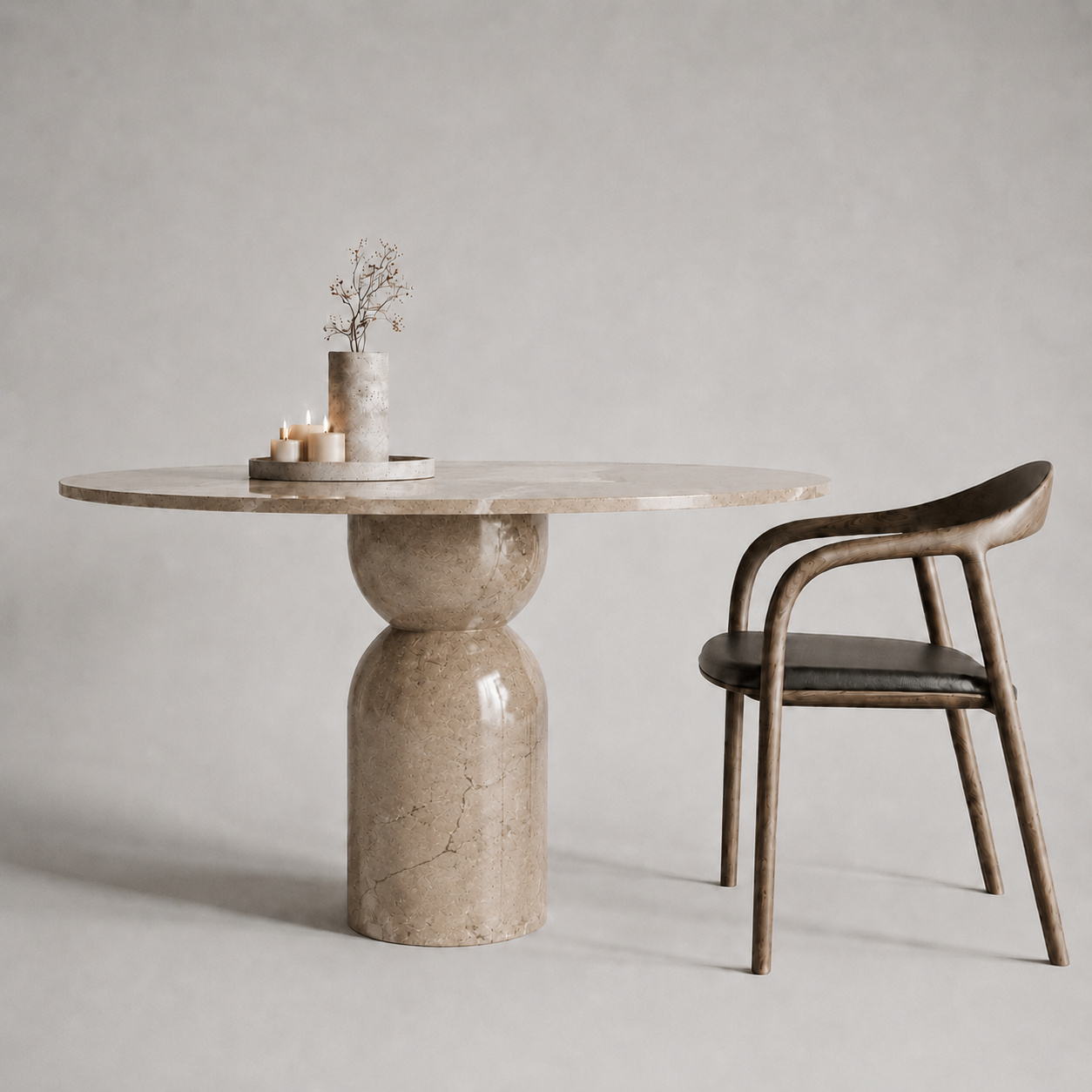 Orbis Coffee Table - Beige Romano