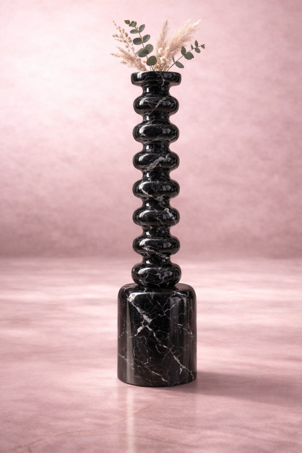 Elysian Orb Flow Vase - Black valeriano