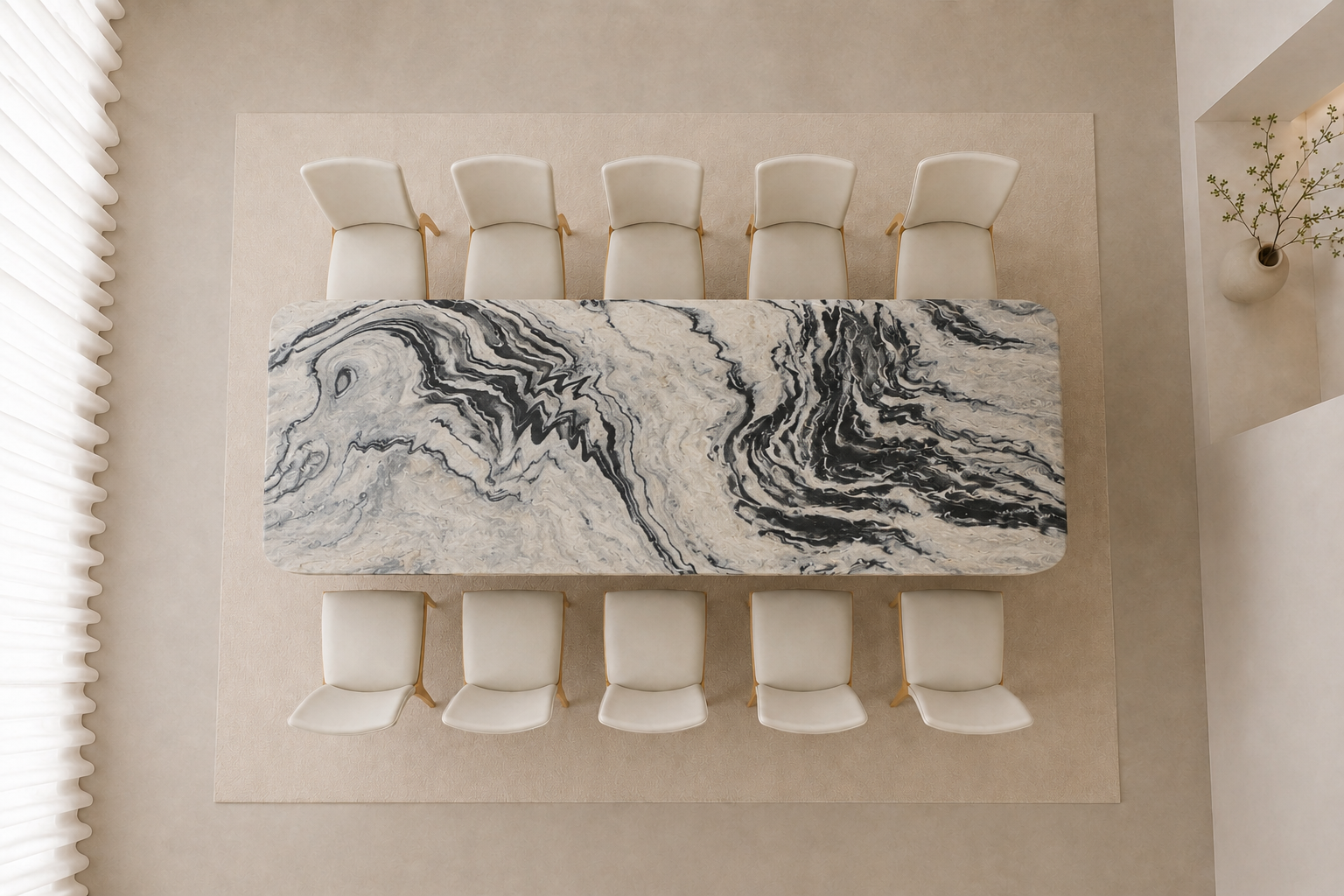 Sculptora Wave Table - View 2