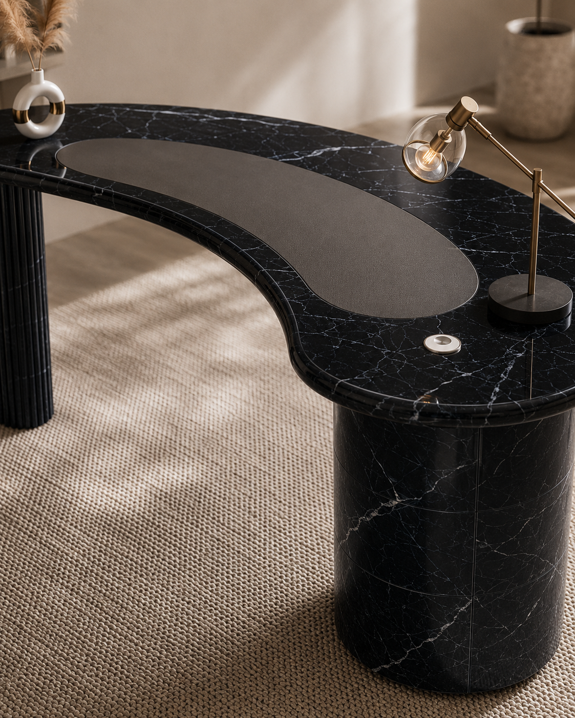 Monolith Curve Desk - View 3