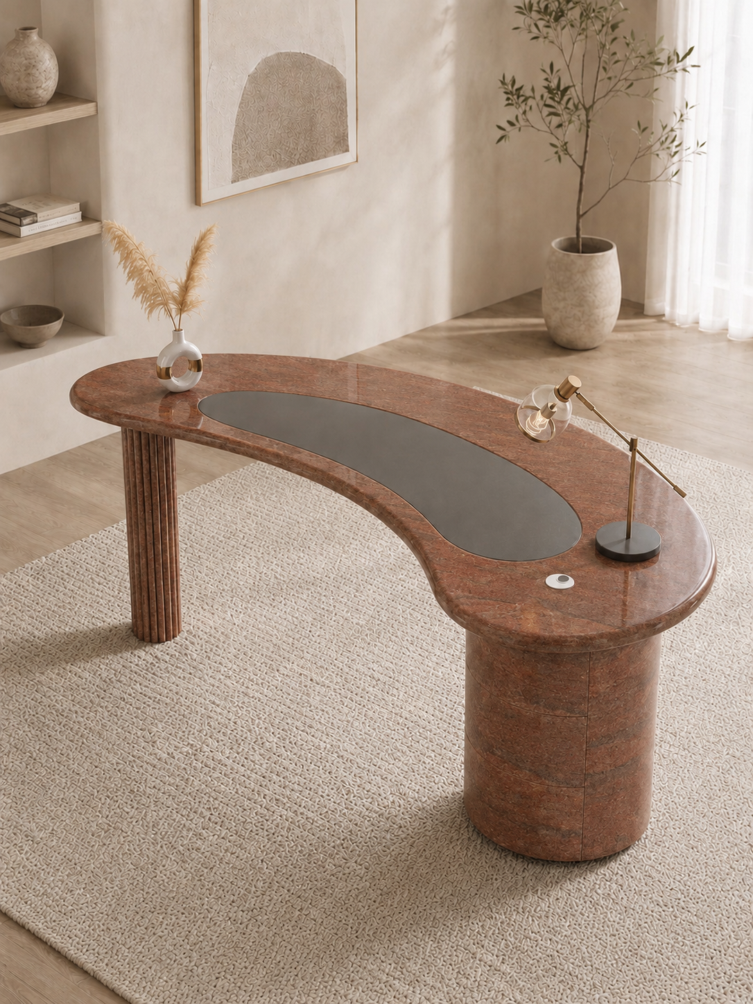 Monolith Curve Desk - View 2