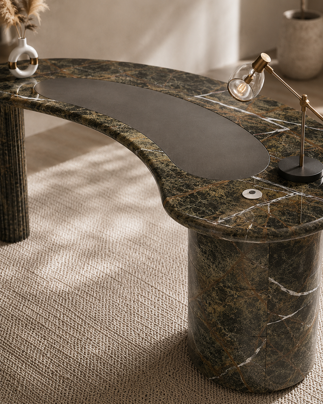 Monolith Curve Desk - View 3
