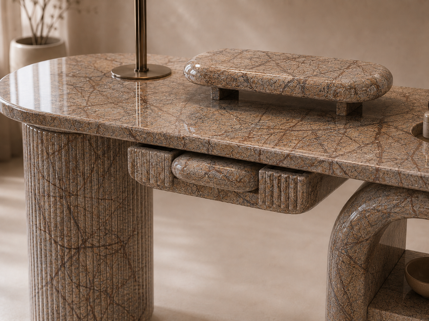Aurelius Arch Desk - View 3