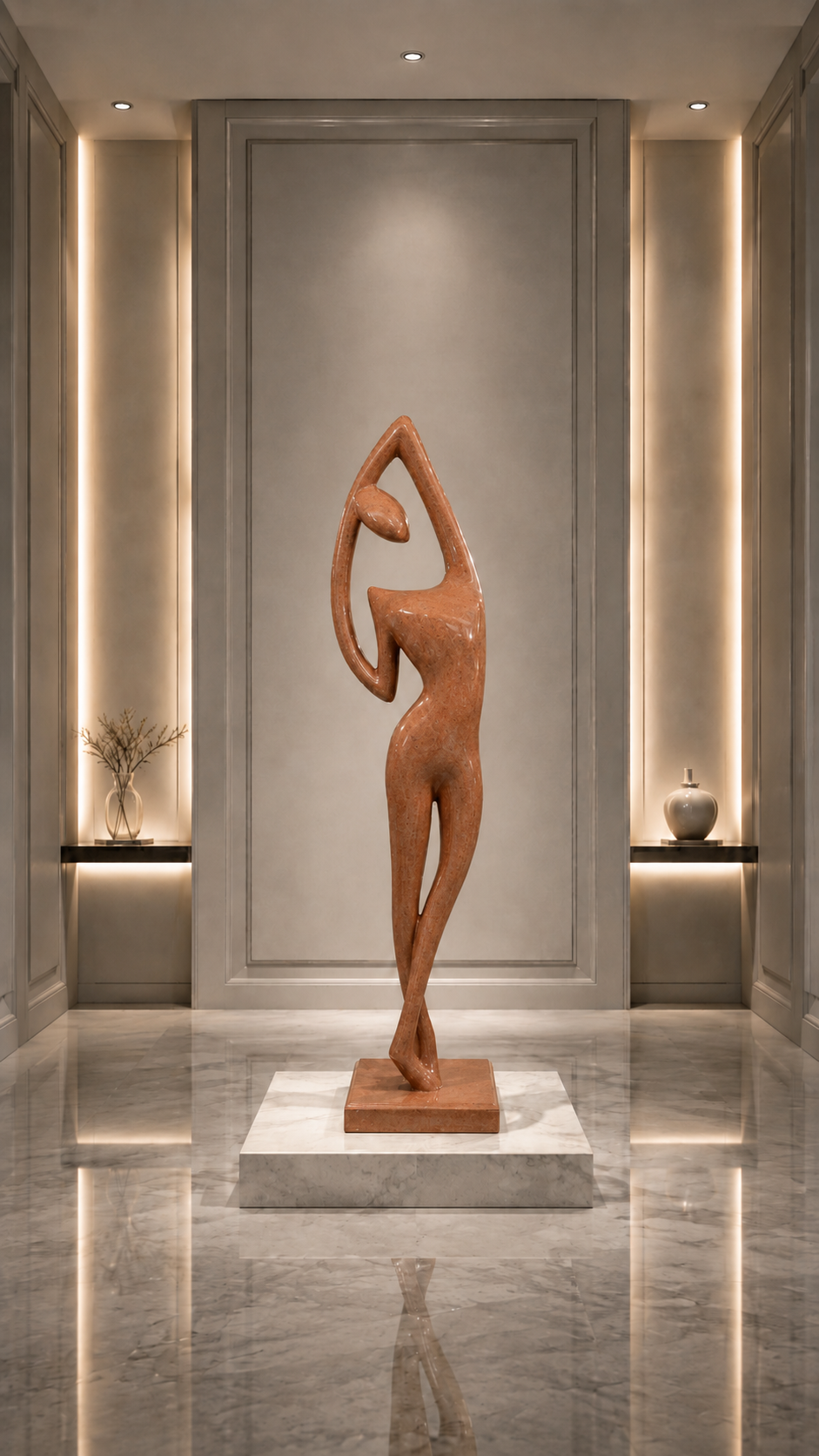 Celestial Form Sculpture - Emberon Sandstone