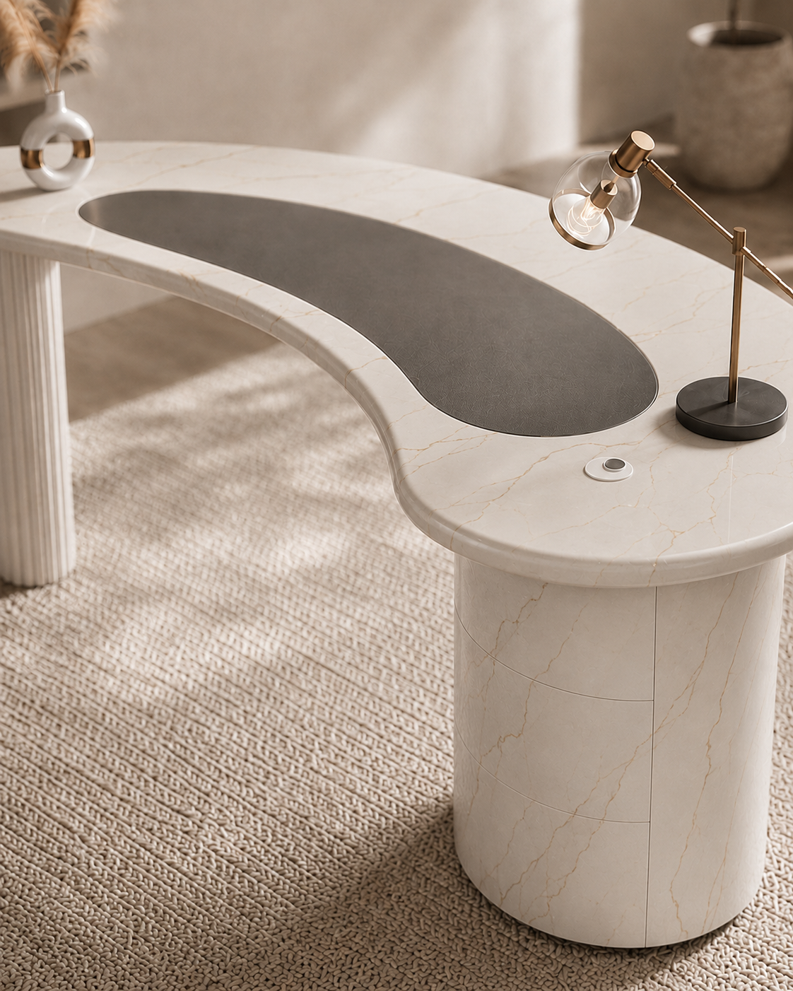 Monolith Curve Desk - View 3