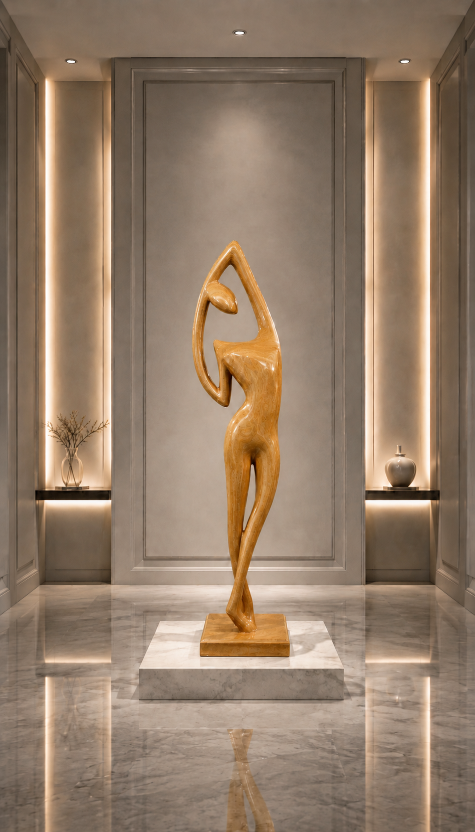 Celestial Form Sculpture - Camelo Sandstone