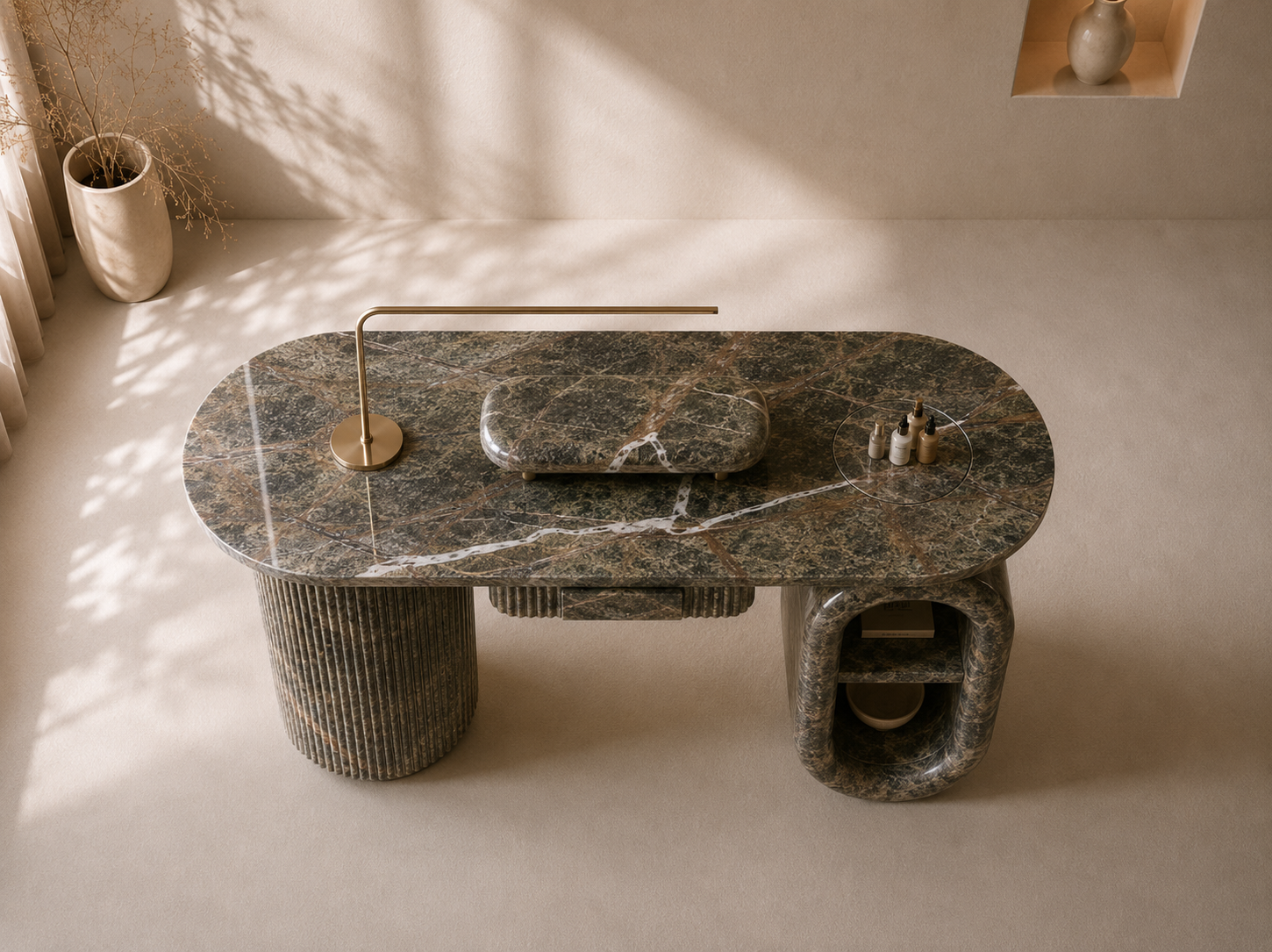 Aurelius Arch Desk - View 2