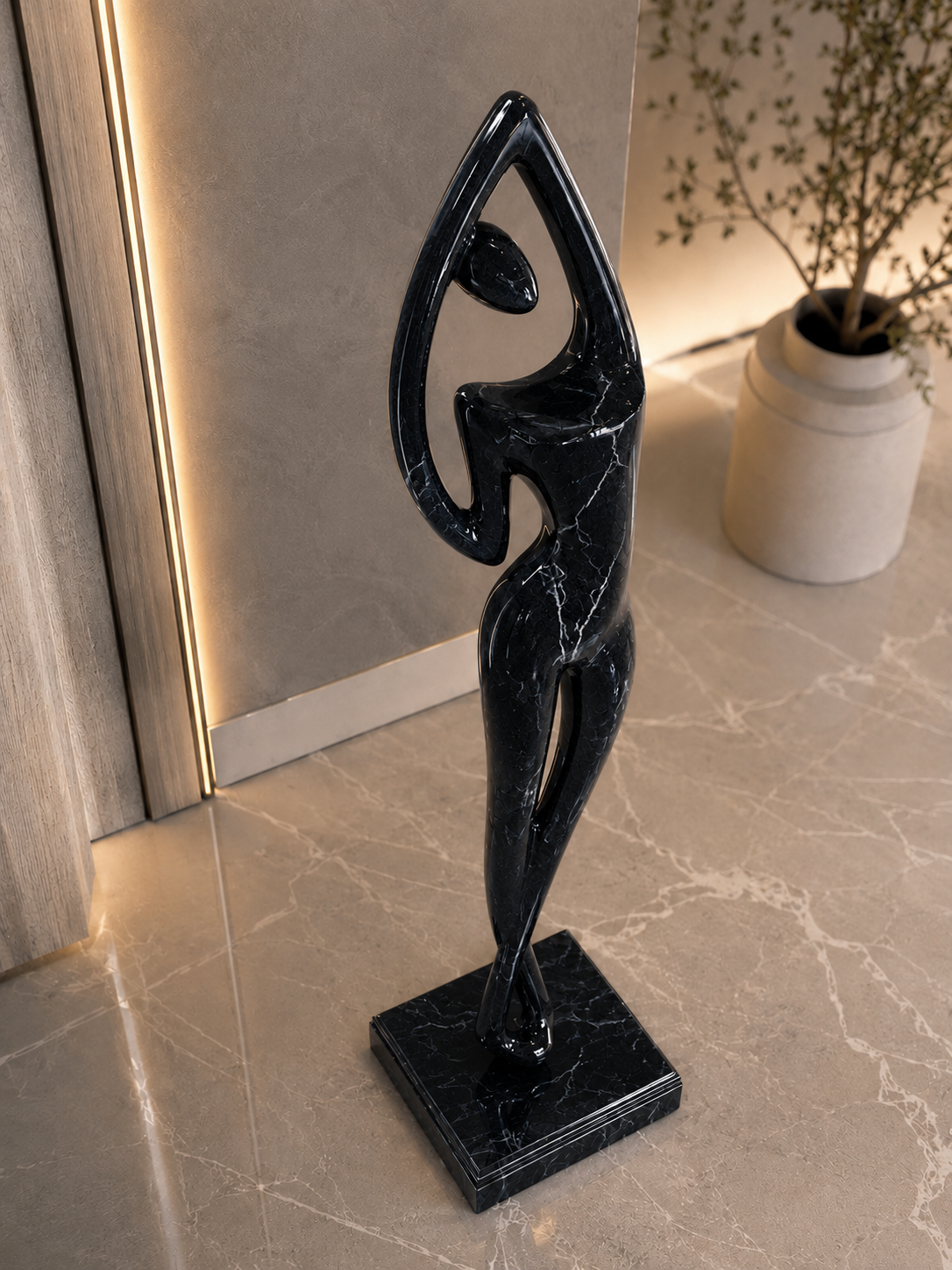 Celestial Form Sculpture - Nero Imperia