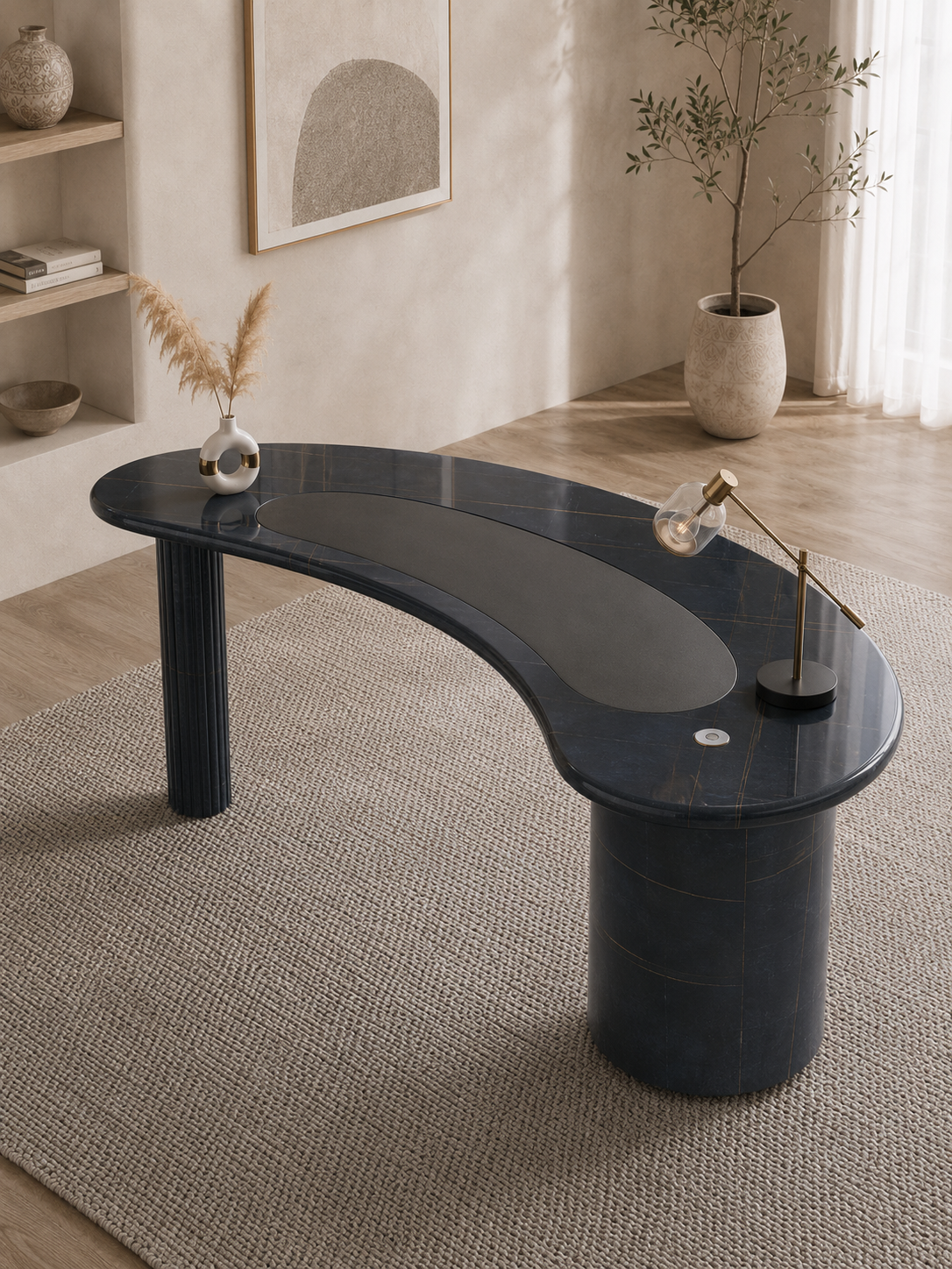 Monolith Curve Desk - View 2