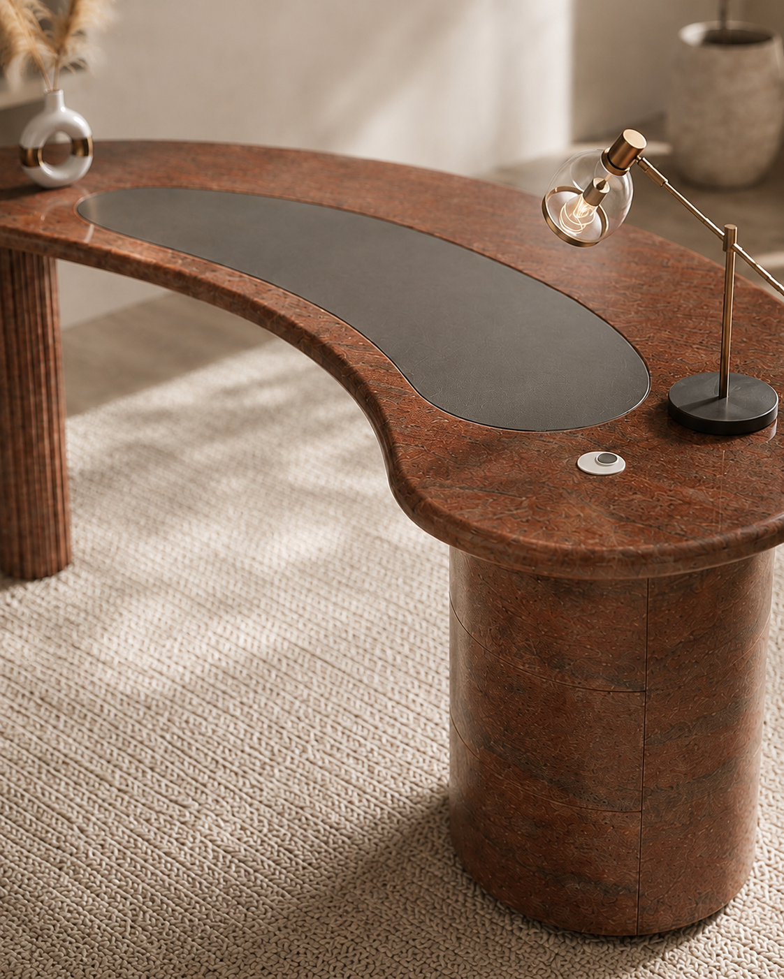 Monolith Curve Desk - View 3