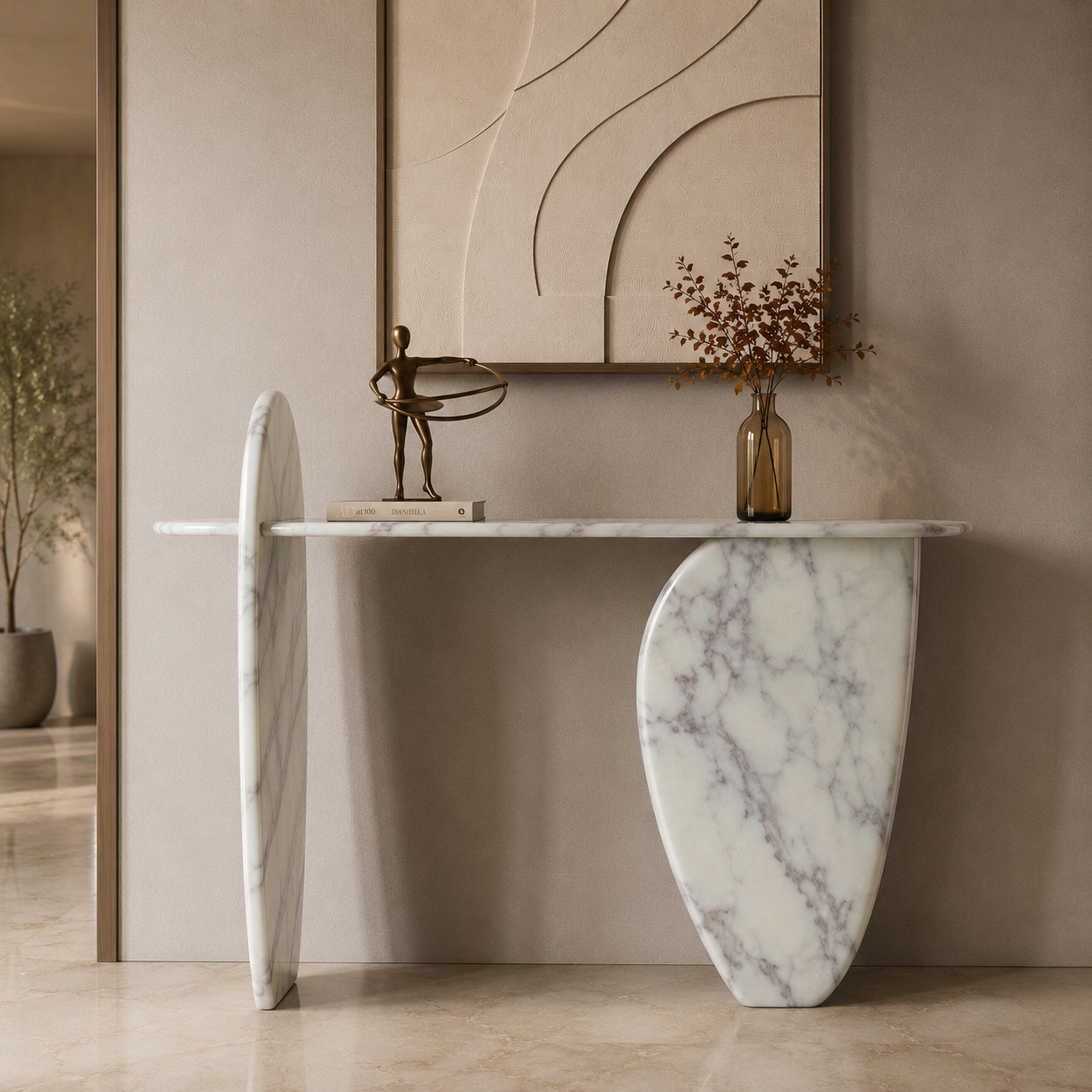 Obelisk Edge Console - Glacier Silk