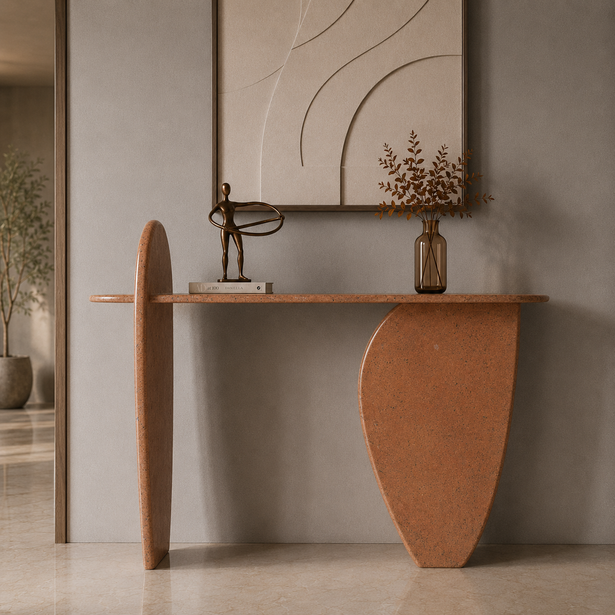 Obelisk Edge Console - Emberon Sandstone