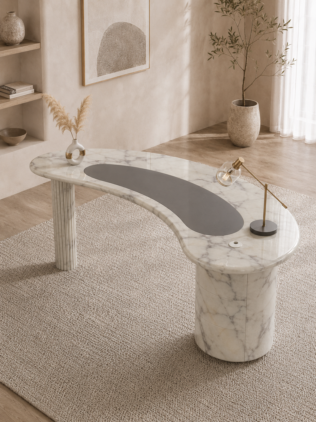 Monolith Curve Desk - View 2