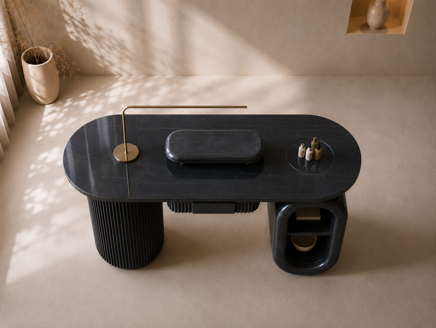 Aurelius Arch Desk - View 2