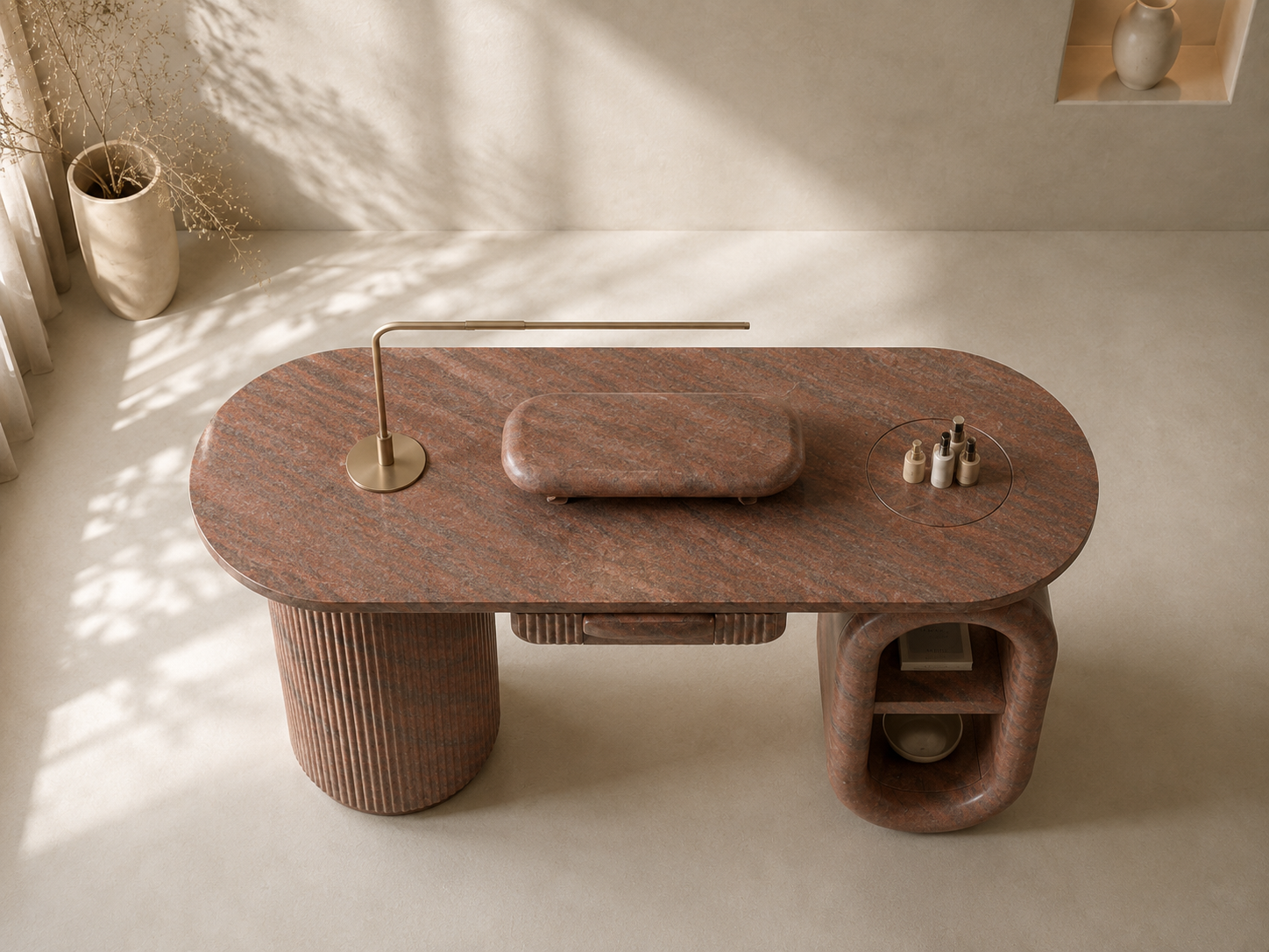Aurelius Arch Desk - View 2