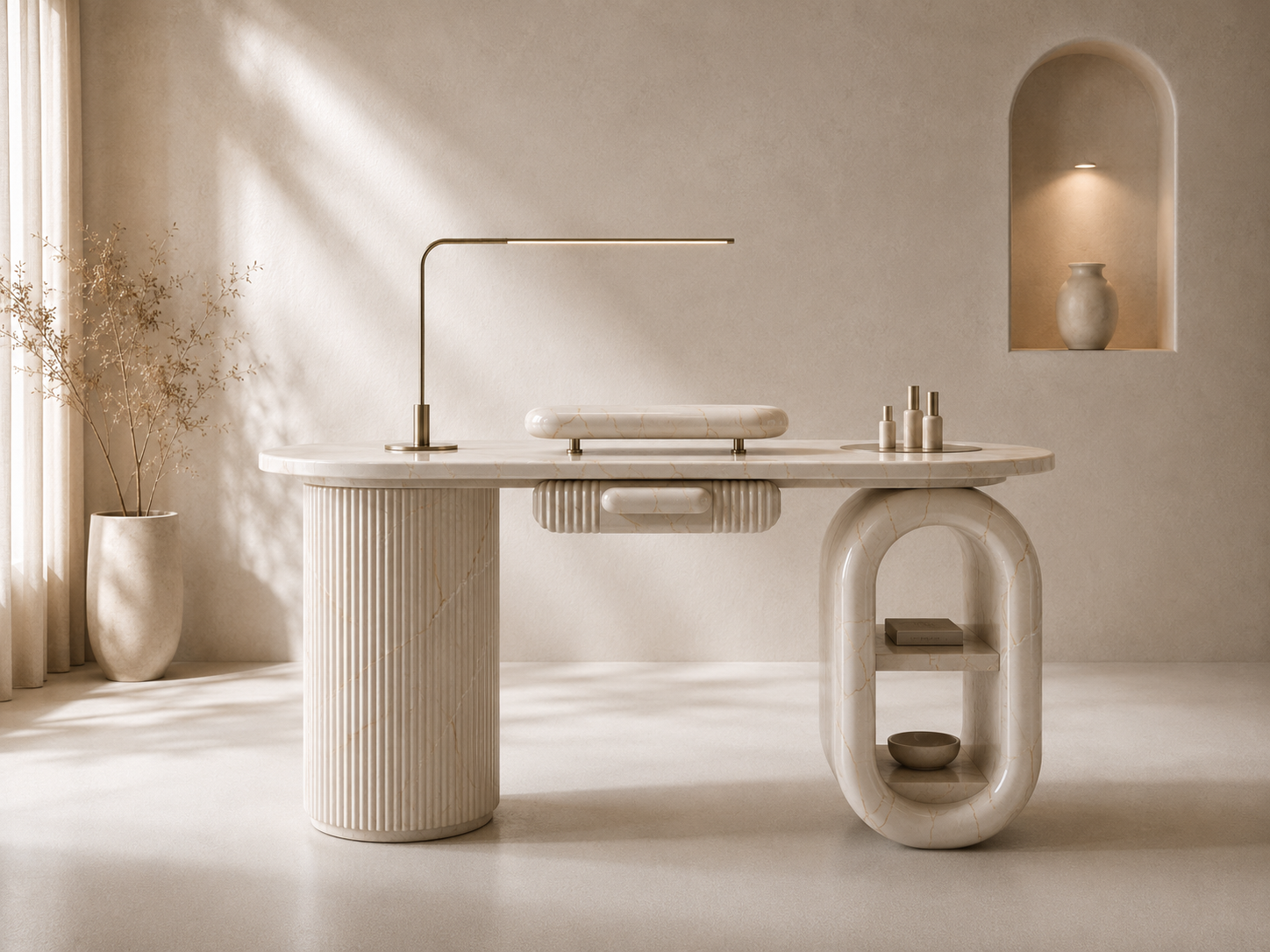 Aurelius Arch Desk - View 1