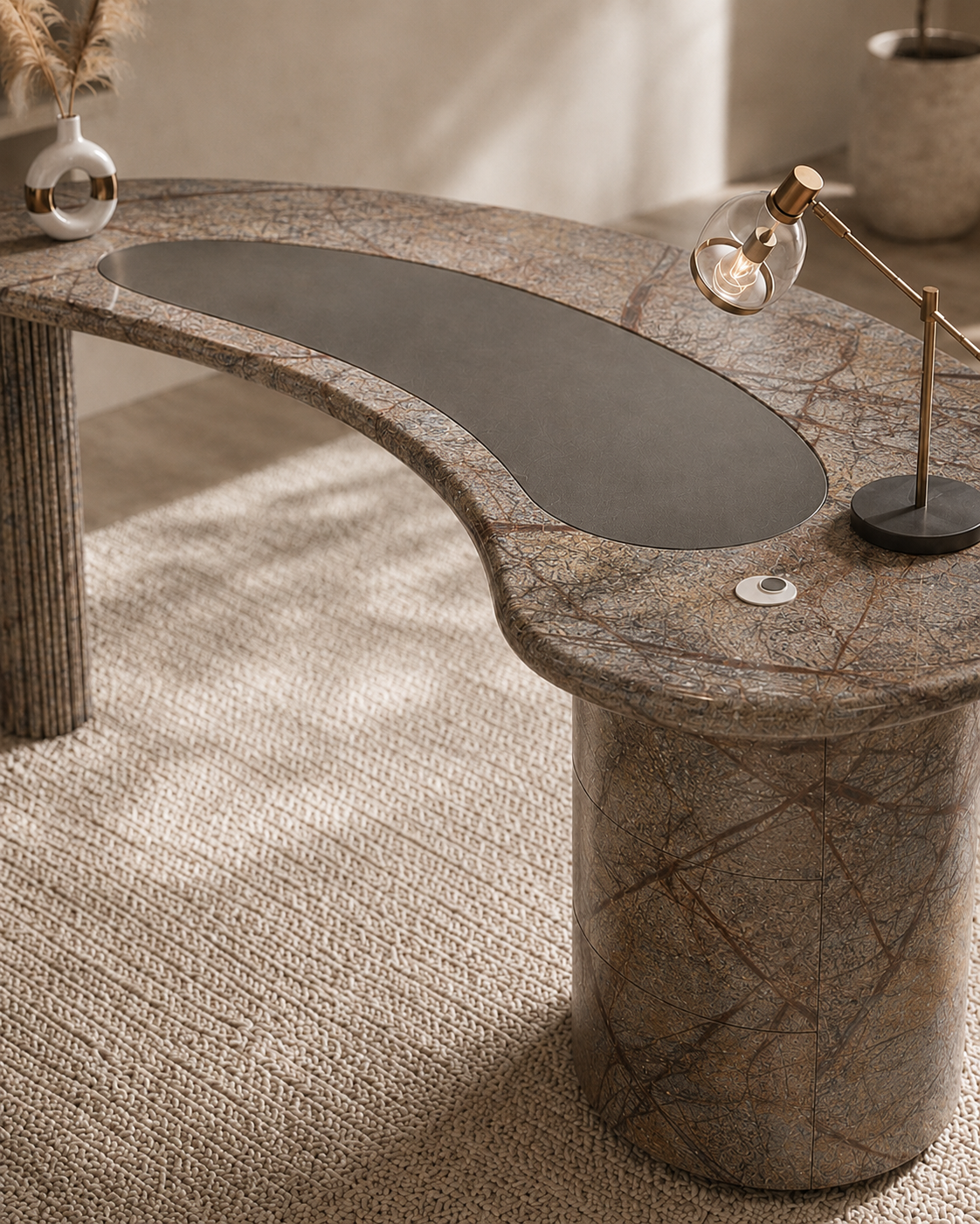 Monolith Curve Desk - View 3