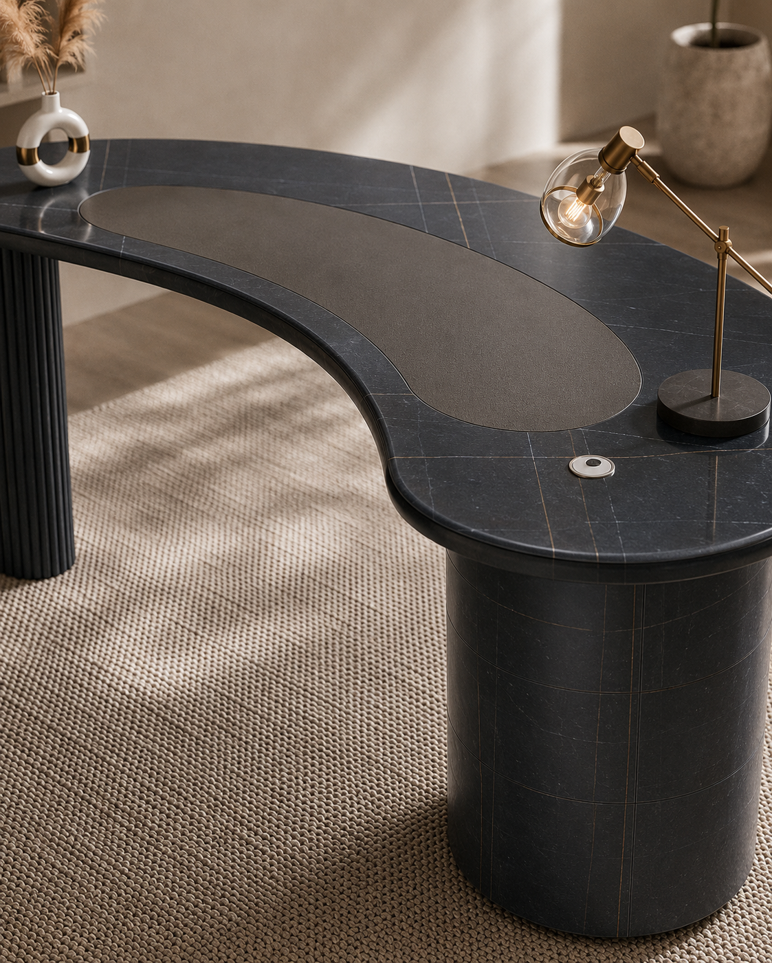 Monolith Curve Desk - View 3