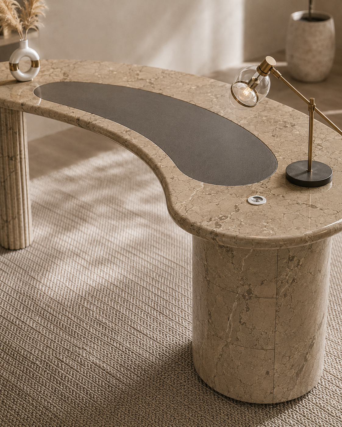 Monolith Curve Desk - View 3