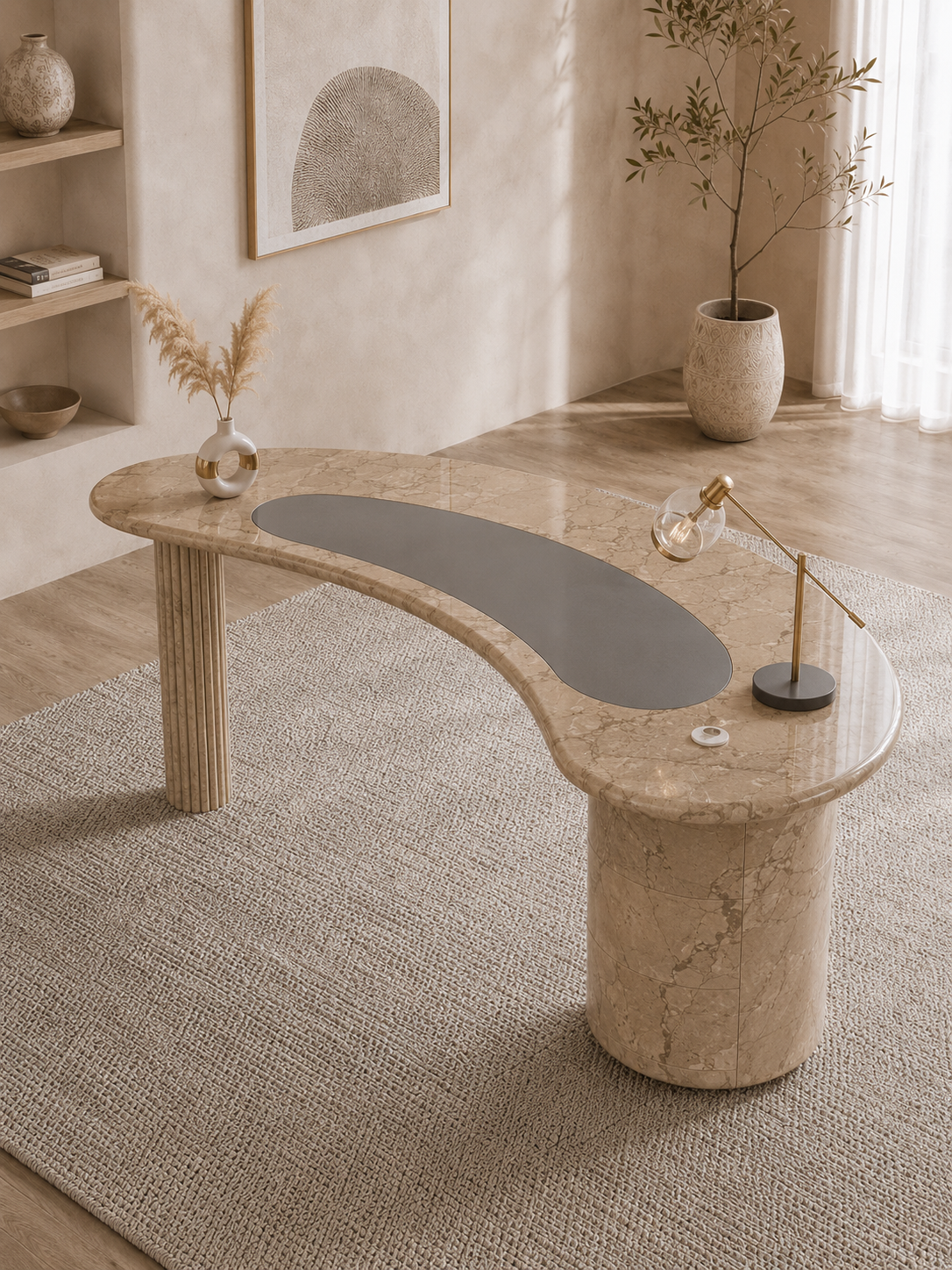 Monolith Curve Desk - View 2