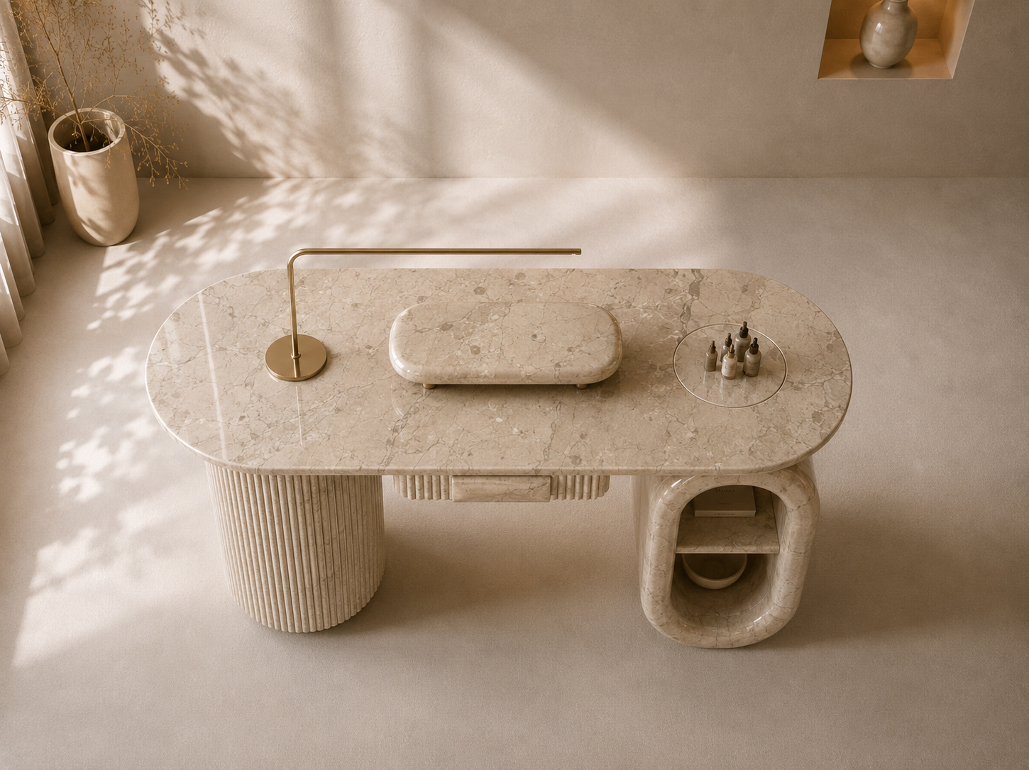 Aurelius Arch Desk - View 2