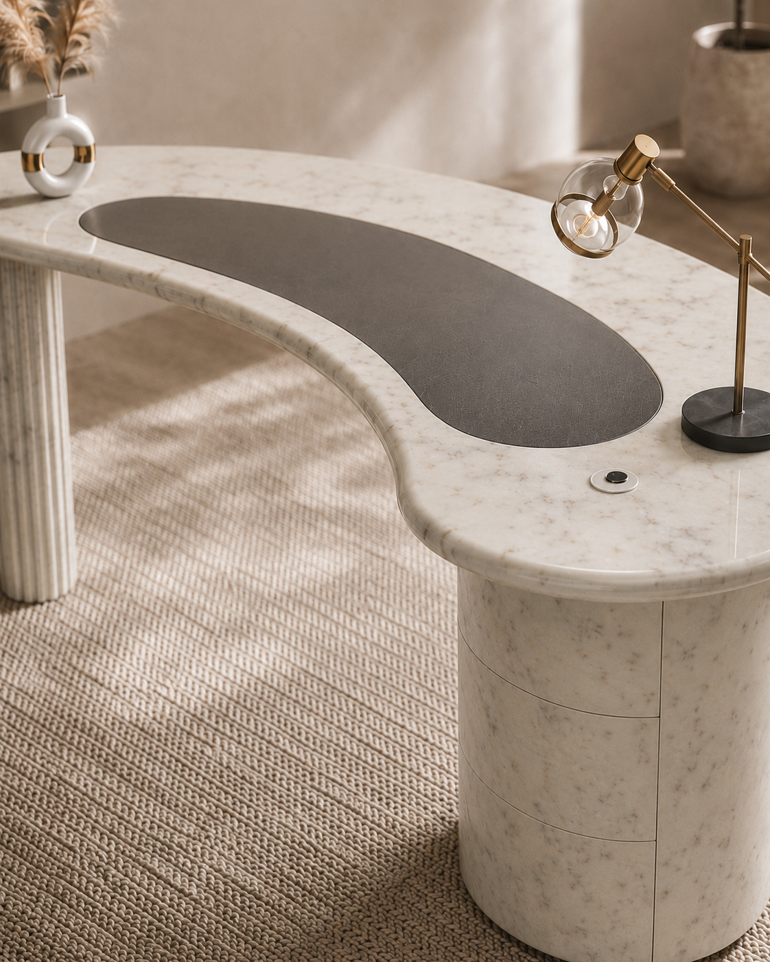 Monolith Curve Desk - View 3