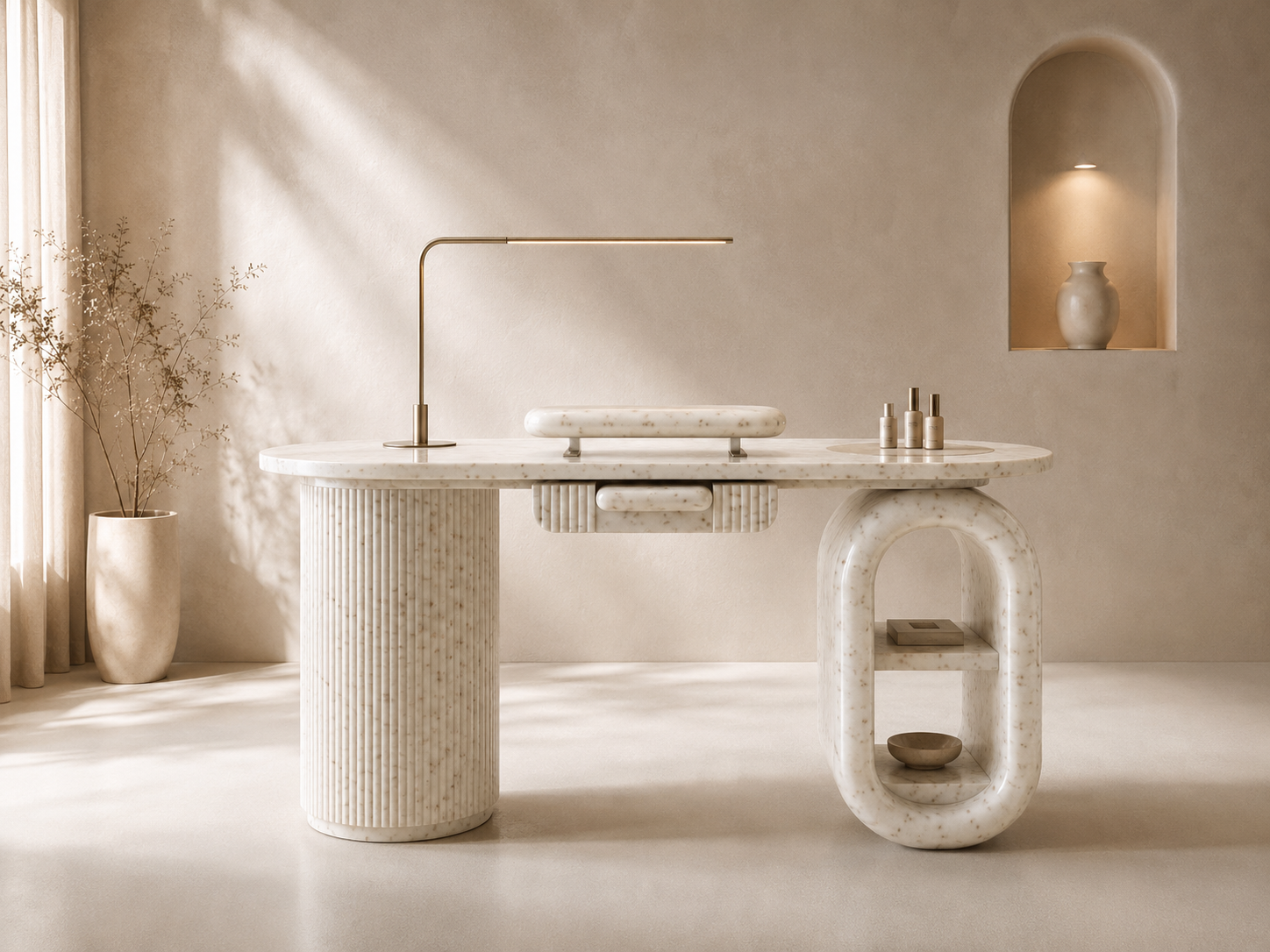 Aurelius Arch Desk - View 1