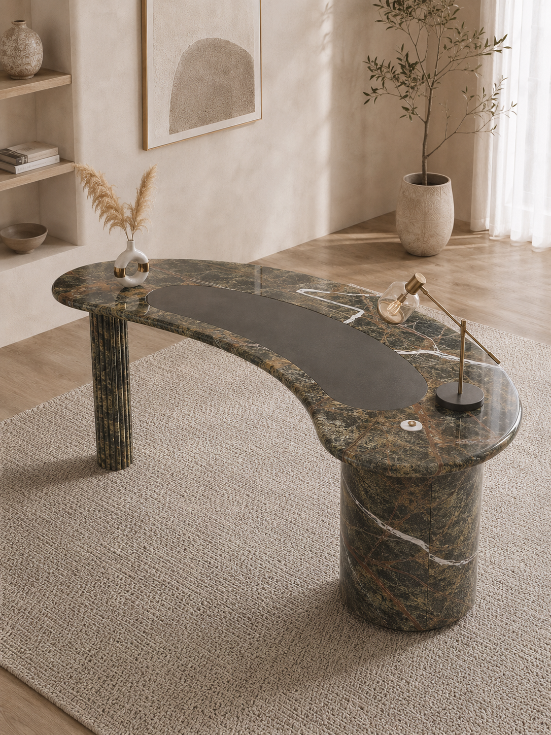 Monolith Curve Desk - View 2
