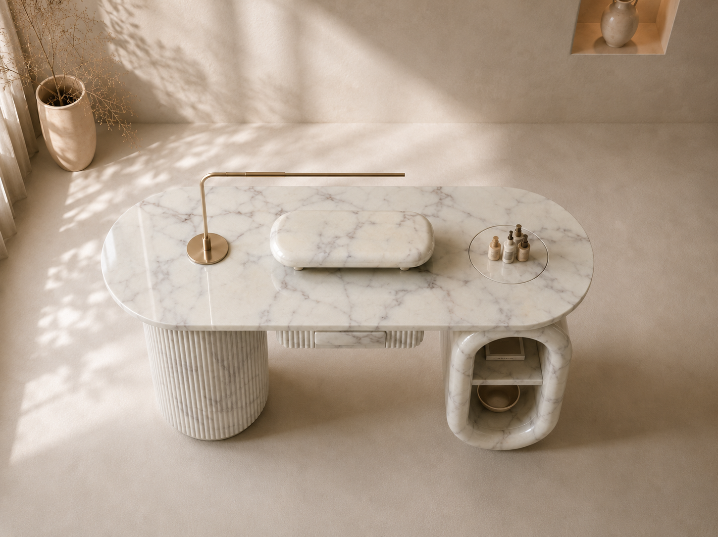 Aurelius Arch Desk - View 2
