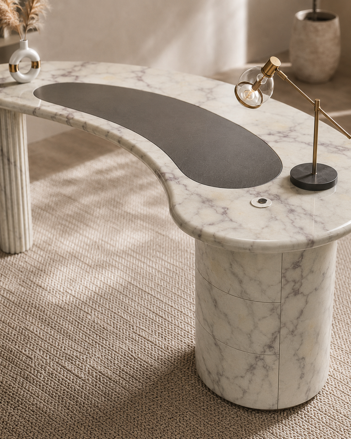 Monolith Curve Desk - View 3